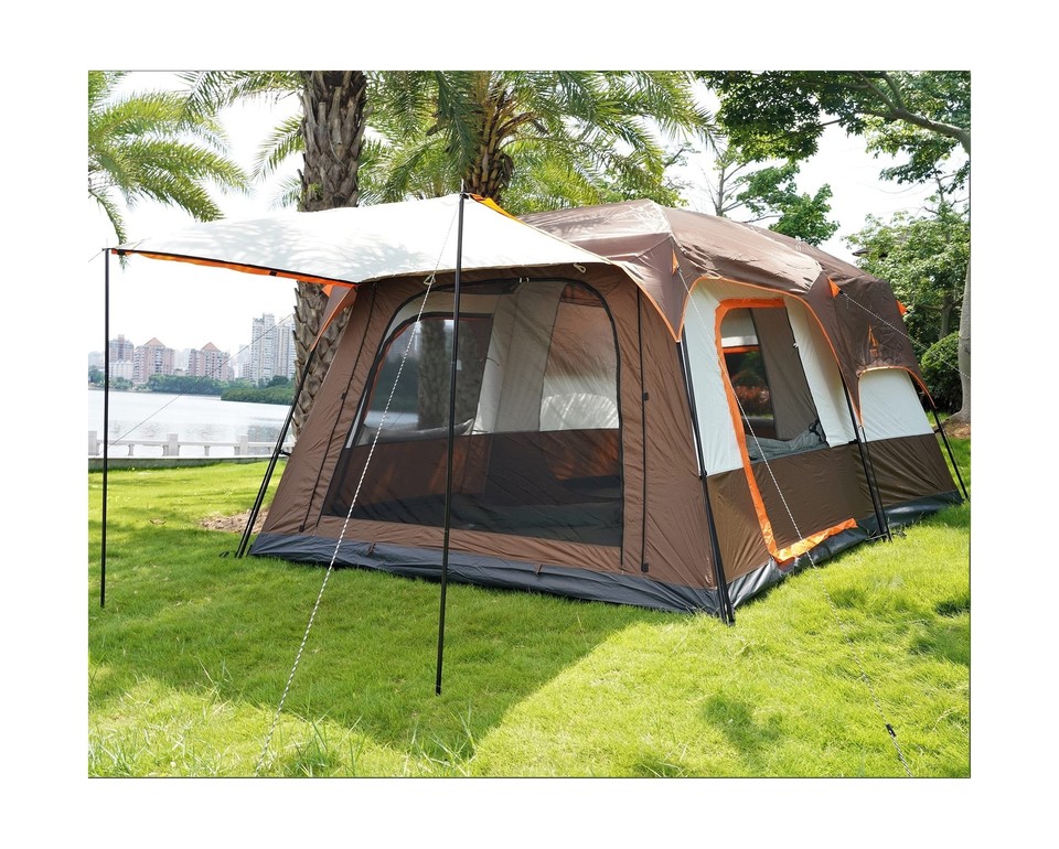 Large Tent 8 10 Person Family Cabin Tents 2 Rooms