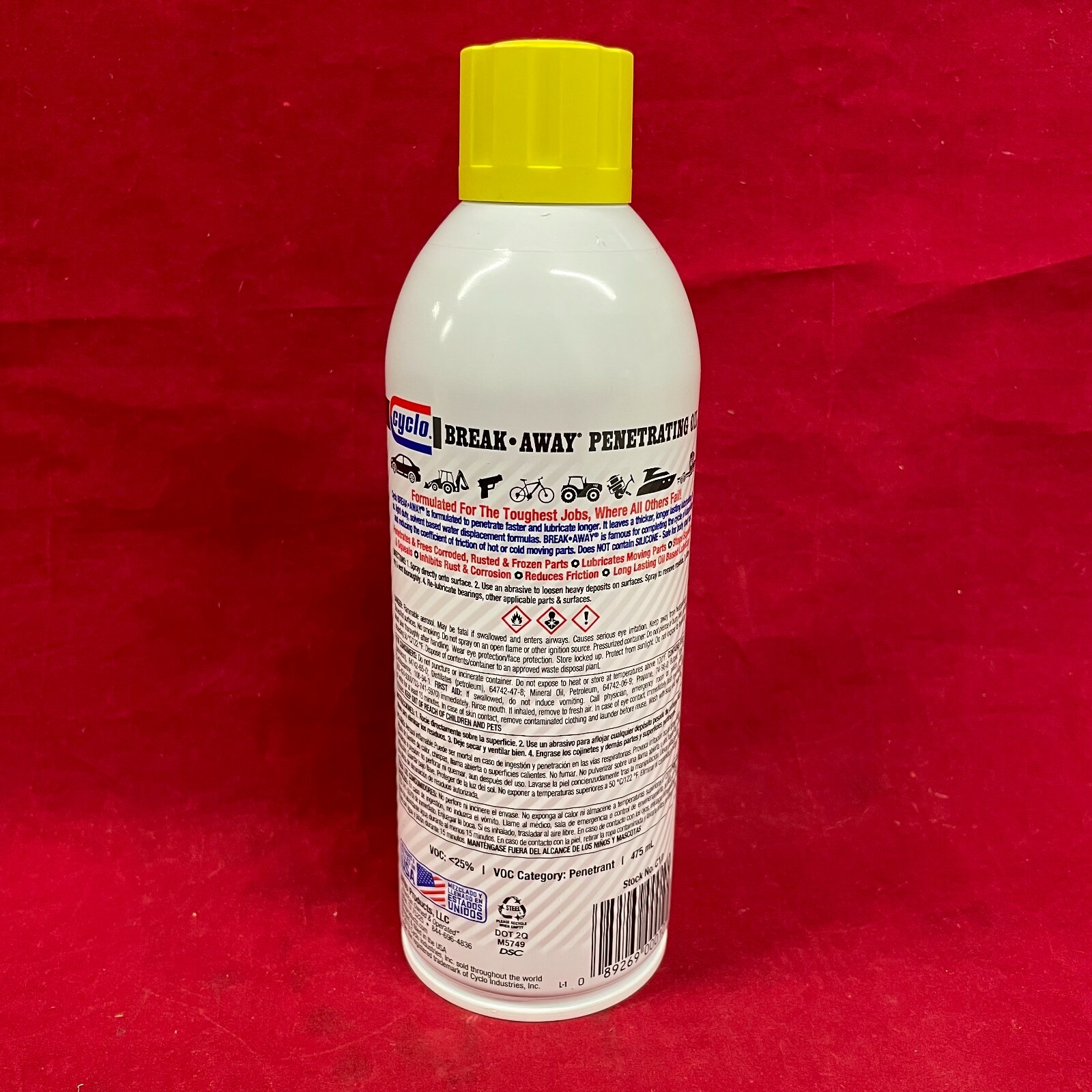 Set of 2 Cyclo Heavy Duty Break Away Rusted Parts Oil