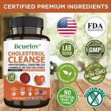 Cholesterol Cleanse Capsule Antioxidant Improves Blood Circulation 120 Capsule