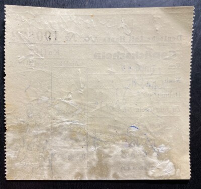 Original Germany Lufthansa Baggage Check Receipts Frankfurt London