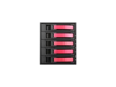 iStarUSA BPU-350HD-RED 3 x 5.25'' to 5 x 3.5'' 2.5'' 12Gb/s HDD SSD Hot-swap Rack