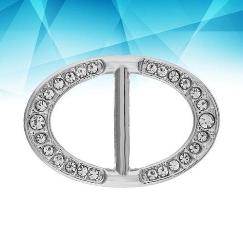 T Shirt Rings Rhinestone Clips Alloy Scarf Buckle Lovers Women Scarves Clamp - Picture 9 of 12