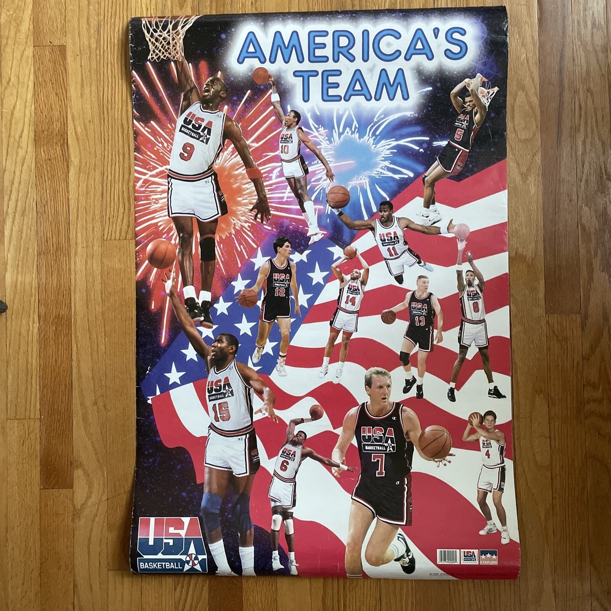 America's Team Poster 1992 USA Basketball Dream Team Olympic