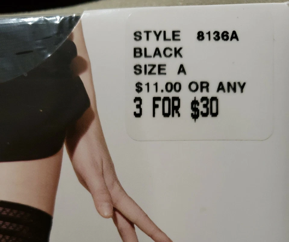 Medias altas hasta el muslo con banda de diamantes NORDSTROM más medias negras talla A transparentes Foto 3 de 4