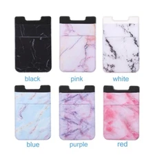Elastic Fashion Wallet Case Adhesive Sticker Cellphone Pocket Credit Card Holder