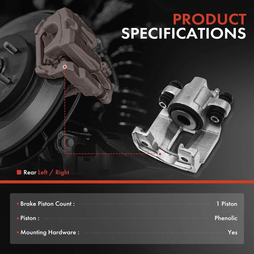 Pinza de freno de disco trasera Ford Crown Victoria 96-02 Ford Mercury Grand Marquis Foto 2 de 4