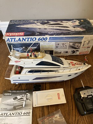 Vintage Kyosho Alantio 600 RC Boat In Box | eBay