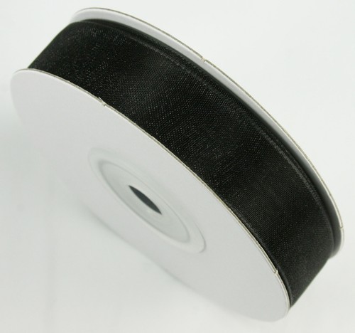 5/8" Organza Sheer Plain Ribbon 25 yards each roll 100% nylon - Picture 5 of 36