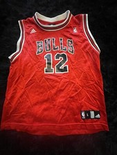 Vintage Adidas Chicago Bulls Basketball Jersey 12 Kirk Hinrich Youth Large