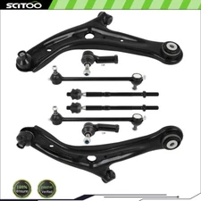 For 11-19 Ford Fiesta Front Control Arm w Ball Joints Tie Rod Sway Bar End Link