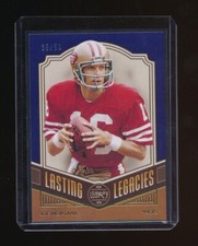 JOE MONTANA 2020 PANINI LEGACY LASTING LEGACIES BLUE #/50 *SAN FRANCISCO 49ERS*