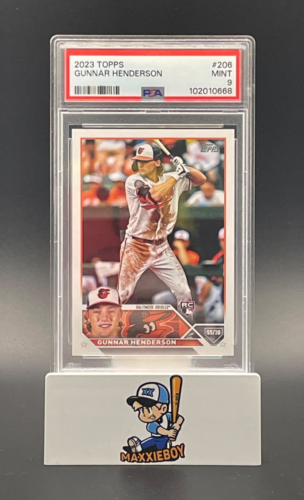 2023 Topps Gunnar Henderson Rookie #206 ROOKIE PSA 9 MINT