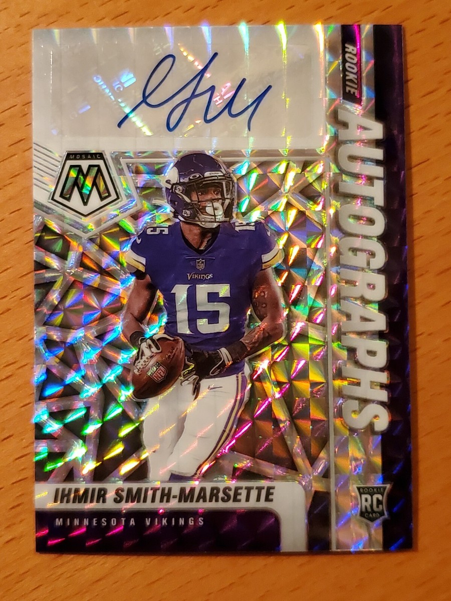 2021 Mosaic Autographs Prizm #38 Ihmir Smith-Marsette Iowa Vikings