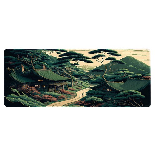 Large Desk Pad Stitched Edges Laptop Keyboard Pad Gamer Computer Accessories - Bild 8 von 14