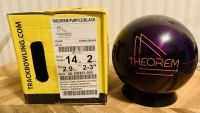 Track Theorem Overseas Purple Bowling Ball NIB 1st Quality 14lbs