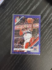 2019-20 Panini Donruss Optic John Wall Fast Break Purple Disco /95 Wizards #99