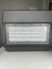 Amptonica LED Full Cutoff Wall Pack, 70W(600W Eqv.) 8,400LM 5000K with Dusk NEW