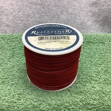 New Silver Creek Leather Co. Craft Lace Suede Red 1/8" x 25 Yards