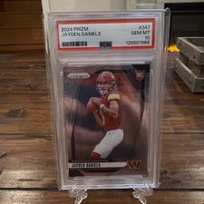JAYDEN DANIELS 2024 PANINI PRIZM FOOTBALL ROOKIE RC #347 COMMANDERS 