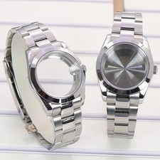 Bevel Edge 36mm/39mm Watch Case Sapphire Glas for NH35 Air King NH36 NH34 NH70