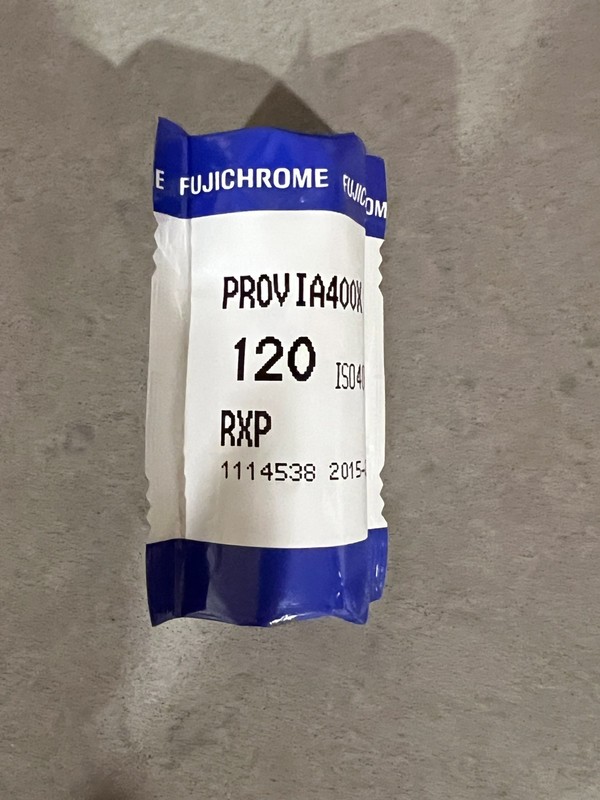 1 Roll Fuji Provia 400X - Cold Stored - Expired 02/2015