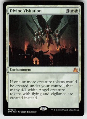 Divine Visitation 16 Mythic Ravnica Remastered Magic: The Gathering Foil NM