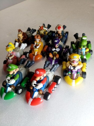 Super Mario Kart Bros figure mini doll lotto 10 set mascotte Nintendo Japan m636 - Foto 1 di 24