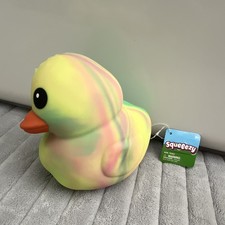 Squeezy Multicolor Duck Squishy Squeeze Toy Stress Reliever Non-Toxic 6 in