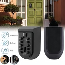 Outdoor High Security Wall Mounted Door Key Safe Box Code Lock Storage 4 Digit.