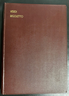 Sehr altes Notenbuch Noten Rigoletto VERDI Klavierauszug Oper Buch GUTER ZUSTAND