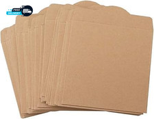 25 Pcs Retro Kraft Paper CD DVD Sleeves Envelopes Cardboard Storage