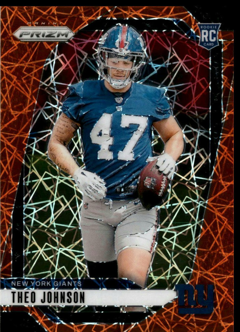 2024 Panini Prizm #390 Theo Johnson Lazer