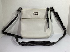 Dooney And Bourke Women s Ivory Leather Handbag Shoulder Bag HGT1-9