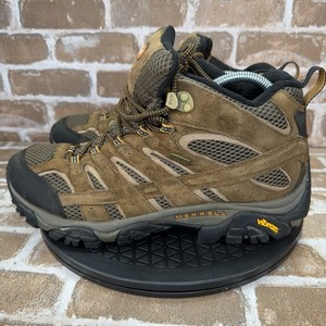 Merrell Moab 2 Mid Brown Waterproof Vibram Hiking Boots J06051 Men’s Size 10.5