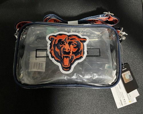 NFL Chicago Bears Embroidered Clear Stadium Crossbody Bag FOCO HTF “Da