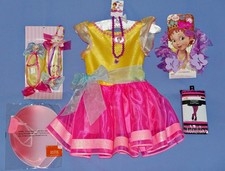 DISNEY FANCY NANCY COSTUME DRESS GIRL 4-6X-BOA-JEWELRY-HAIRCLIPS-WINGS-SLIPPERS