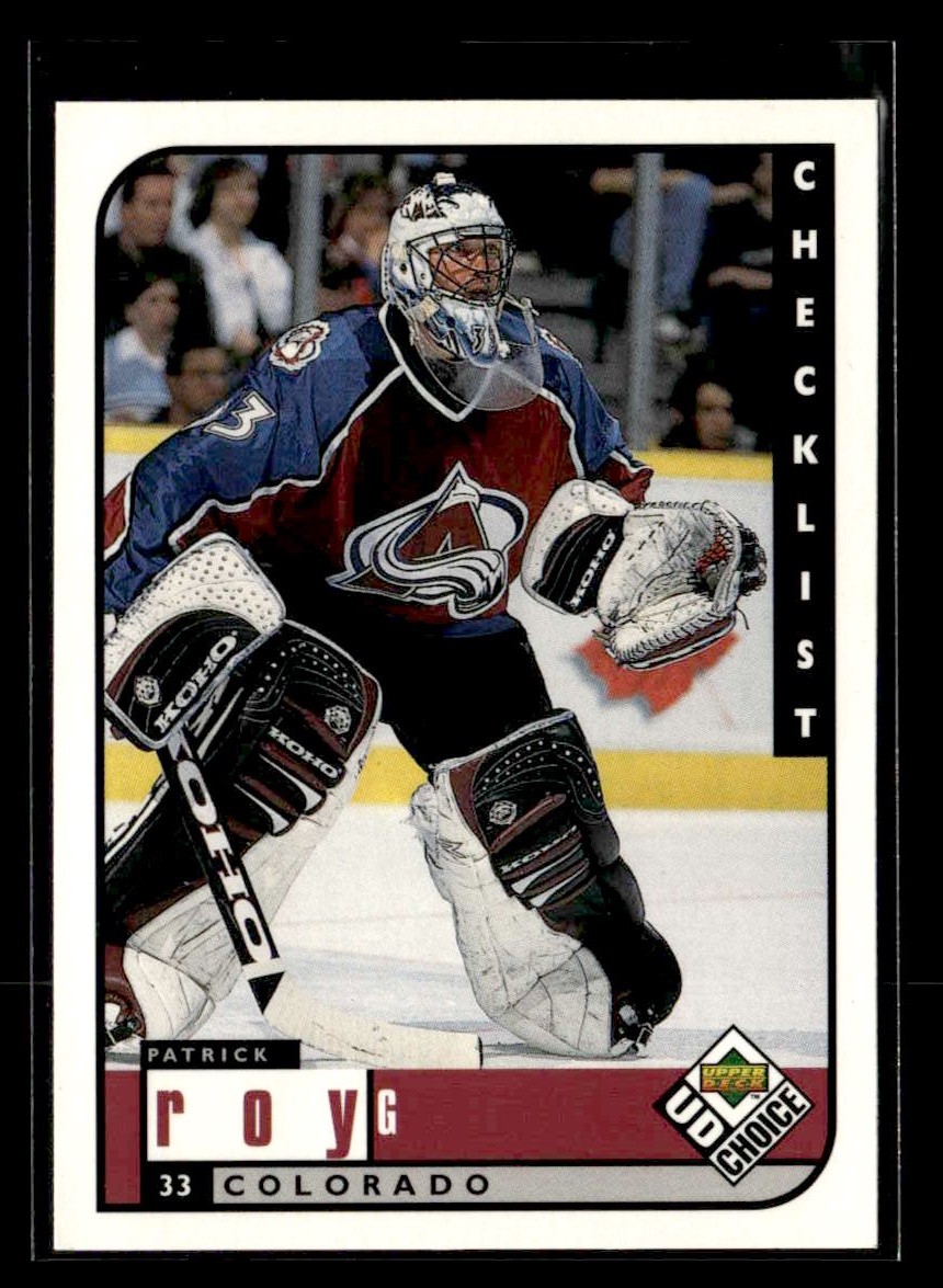 1998-99 UD Choice - #309 Patrick Roy - Colorado Avalanche