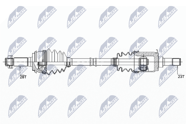 Antriebswelle NTY NPW-HD-068 FüR Honda CR 5 3 Vtec 4WD RE7-image