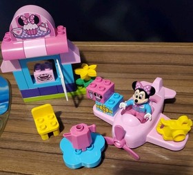 Lego Duplo Minnie Mouse Cafe Disney Pink Airplane SET #10830