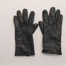 Thinsulate 40 Gram Black Leather Winter Gloves Size M