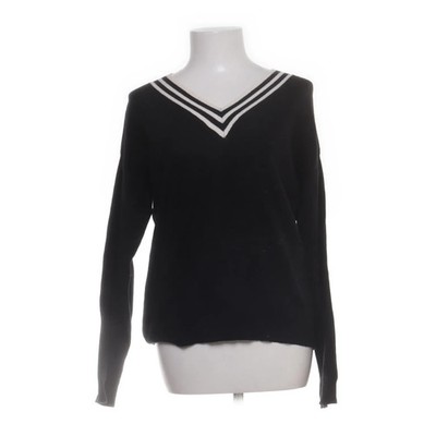 Max Studio, Pullover, Größe: S, Schwarz/Weiß, Nylon/Polyester/Viskose #TfI