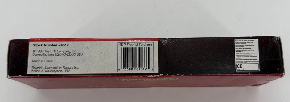 ERTL 4517 1948 Railway Express Agency PETERBILT WITH VAN TRAILER 1:87 SCALE New - Image 2 of 4