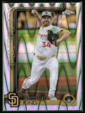 2025 Topps Chrome #35 Michael King RayWave Refractors