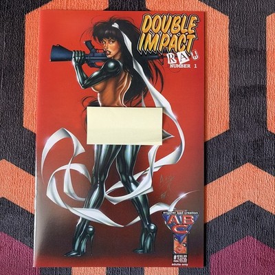 Double Impact Raw # 1 Armando Huerta Cover 1998 Very Rare