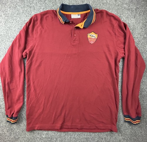 AS ROMA FOOTBALL CLUB 1/4 Knopf Langarm COLLEZIONE TECNICA 13/14 XXL (n) - Bild 1 von 8