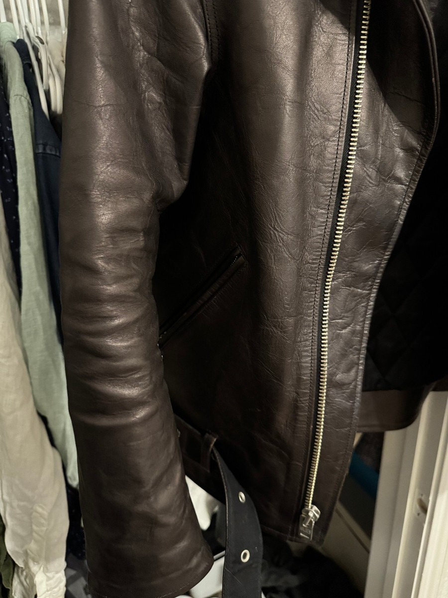 Fine Creek Leathers Leon Jacket Shinki Horsehide Used Size 42 View 4