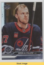 2023-24 Upper Deck Series 2 Silver Foil Nikolaj Ehlers #445 READ 07dz