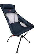 Cascade Mountain Tech Outdoor High Back Lightweight Camp Chair with Headrest ...