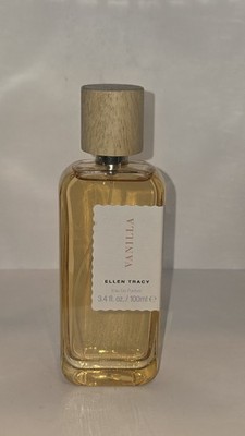 Ellen Tracy Vanilla Eau de Parfume Perfume Glass Bottle Fragrance 3.4 Oz