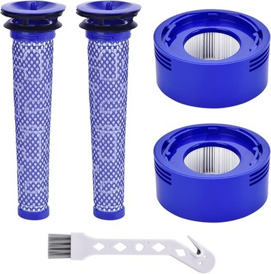 2 Stück V8 Filter HEPA Nachmotorfilter Vorfilter für Dyson V8 V7 Animal Absolute